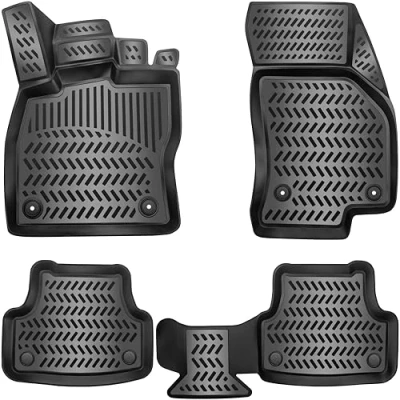 Immagine di ELMASLINE Tappetini in gomma 3D per Skoda KODIAQ 2 dal 2024 Accessori