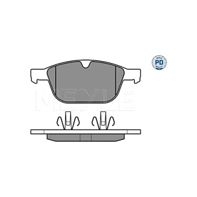 Immagine di MEYLE 025 243 9920/PD Kit pastiglie freno PD Quality Assale anteriore Non predisposto per contatto segnalazione usura con lamierino anticigolío