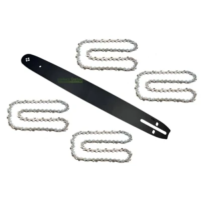 Immagine di 45 cm; 1,5 mm; 0,325&quot;; 72 TG + 4 catene compatibili con Husqvarna Makita Oleomac Solo
