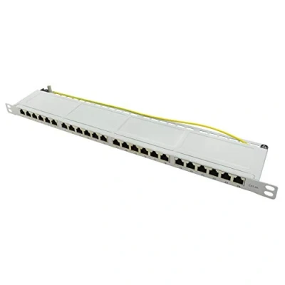 Immagine di LogiLink NP0062 24 Porte Patch panel 483 mm (19) CAT 6A 0.5 U