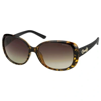 Immagine di Polaroid P8430, Occhiali da Sole Donna, Multicolore (581/La Havana Blck), 58