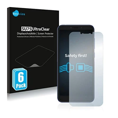 Immagine di savvies (6 Pezzi Pellicola Protettiva per Alcatel 1S 2019 Protezione Schermo Trasparente