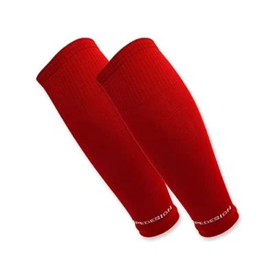 Immagine di Tapedesign “TUBES 1 Paia Rosso Calze Calcio Senza Piede, Calzettoni Uomo Tagliati Calcio, Calzini da Donna Bambini (Onesize),