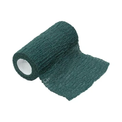 Immagine di GIMA Benda elastica coesiva per fissaggio e sostegno, 4m x 8 cm, confezione da 10, verde, 34669