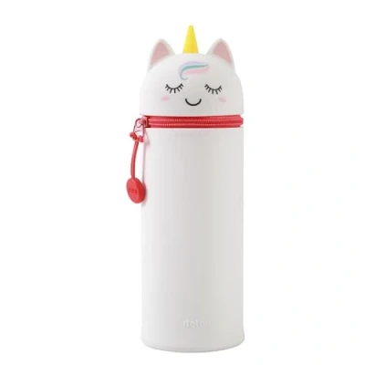Immagine di I TOTAL® Astuccio in morbido silicone per la scuola, allungabile con forma sagomata (UNICORN)