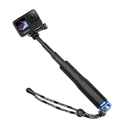 Immagine di AFAITH Bastone Selfie Monopiede per GoPro Hero 13 12 11 10 9 8 7 Black, Regolabile Impermeabile Allungabile Stick Palo 6 5,Insta360,DJI OSMO 4/3,AKASO