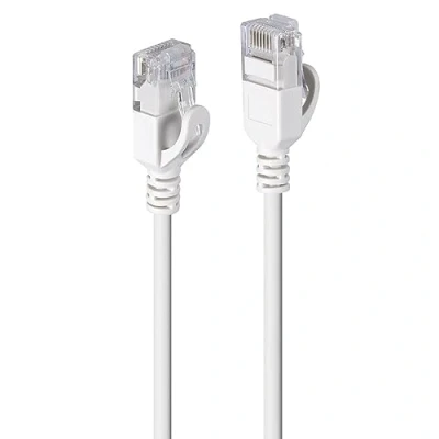 Immagine di Lindy 47580 Cavo di rete Cat.6A U/UTP LSZH ultra sottile, grigio, 0,3 m