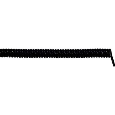 Immagine di LAPP 73220220 Cavo a spirale UNITRONIC® SPIRAL 100 mm / 400 6 x 0.14 mm² Nero 1 pz.