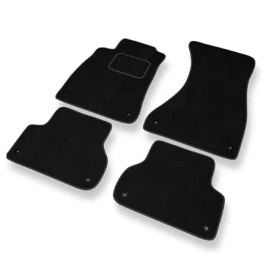 Immagine di Mossa Premium tappetini auto in velluto compatibili con Audi A4 B9 (2015 ) tappeti nero 1