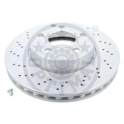 Immagine di OPTIMAL BS 8248HC Disco freno Assale anteriore 295 28 5/6 perforato/ventilazione interna rivestito ad alto tenore di carbonio