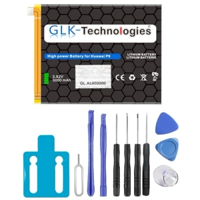 Immagine di Batteria di ricambio ad alta potenza per Huawei P9 Lite HB366481ECW Originale GLK Technologies Battery Accu da 2600 mAh Kit attrezz