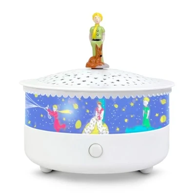 Immagine di Trousselier Luce Notturna Bebe Musicale e Luminosa Il Piccolo Principe Rilevatore di Pianto Bambino Proiettore Stella Ricaricabile USB 4 musica inclusa 14 cm