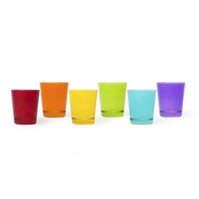 Immagine di Excelsa Portofino Set 6 Bicchieri Acqua, Vetro, Multicolore