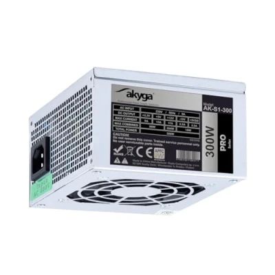 Immagine di AKYGA AK S1 300 SFX Alimentatore di rete per PC W PPFC P4 2X SATA Molex 12 cm