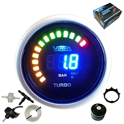 Immagine di Vega Manometro a pressione turbo, da 1 2 bar, digitale e LED, 52 mm, marca francese