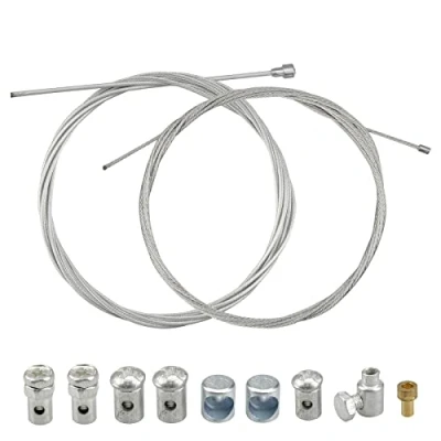 Immagine di Hyakoz 2M Kit di Riparazione Cavo Dell&#039;acceleratore Frizione Universale con 9 Pezzi Parti Universali