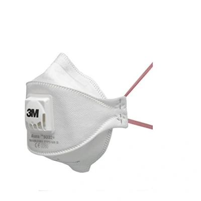 Immagine di 3M 9332+ Maschera monouso Aura con livello di protezione più alto FFP3 per il massimo, 5 pezzi