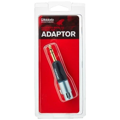 Immagine di D&#039;Addario PW P047AA Adattatore Bilanciato Planet Waves, Connettore XLR Femmina, Jack Maschio di 6.35 mm