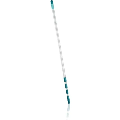 Immagine di Leifheit Manico telescopico scopa e altri accessori con Click System, estensibile da 145 a 400 cm, allungabile cm per pulire ovunque