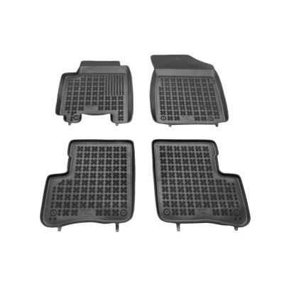 Immagine di REZAW PLAST 201408 Set tappetino Gomma anteriore e posteriore 4 nero Su misura TOYOTA: Yaris I Hatchback