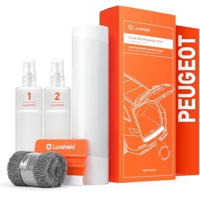 Immagine di Luxshield Pellicola Protettiva per Bordo di Carico Peugeot 208 II I 2019 2024 Protezione Paraurti, antigraffio, vernice Trasparente