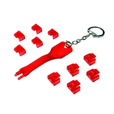 Immagine di LogiLink Porta RJ45 1 X E 10 Serrature Rot 1x Schlüssel, 10x Schlösser