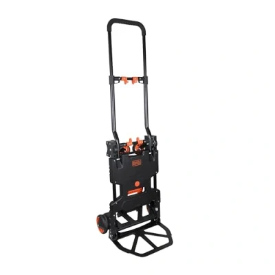 Immagine di BLACK+DECKER Carrello 2 in 1 e a Piattaforma max. 55KG 120KG di Trasporto Pieghevole con Ruote Robuste