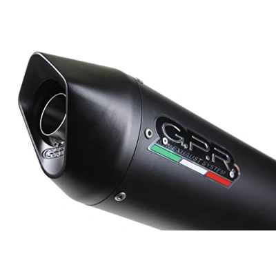 Immagine di GPR Exhaust System, Scarico marca GPR, compatibile con KT M Enduro 690 SMC R 2007 al 2016, omologato fornito raccordo specifico,serie Furore Nero