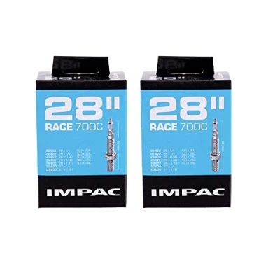Immagine di Impac 2pk Cycle Camere D&#039;Aria 28&quot; Race Lungo Valvola Presta 700x20 28c / 28x¾ ⅞ 28x0.90 1.10 27x1.00/622 20 28/630 22 25