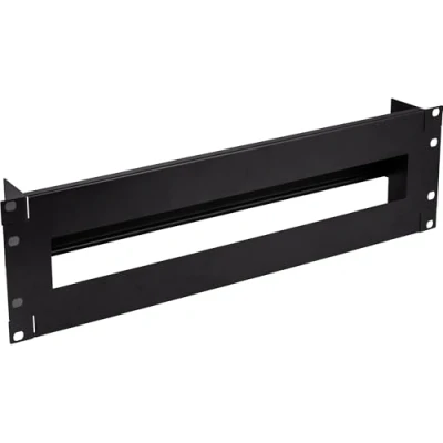 Immagine di InLine® 19106B Barra interruttore 3U, con guida scorrevole, colore: Nero