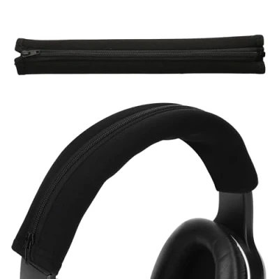Immagine di kwmobile Cuscinetto Archetto Cuffie Compatibile con Razer Kraken 7.1 V2 Pro Headband Cover Copertura Arco Over Ear nero
