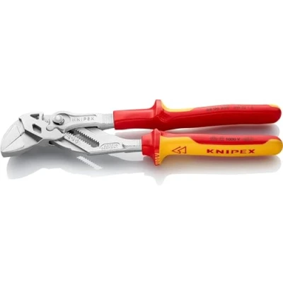 Immagine di Knipex Pinza Chiave e in Un Unico Utensile Cromata, Isolati con Manici Rivestiti Materiale Bicomponente, Collaudati Vde 250 Mm (Confezione Self Service/Blister) 86 06 Sb