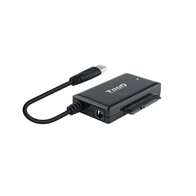 Immagine di TooQ TQHDA 01A Adattatore da USB 3.0 a SATA per dischi rigidi 2,5&quot; e 3,5&quot;, con alimentazione, nero