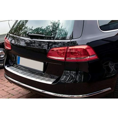 Immagine di Recambo Protezione per paraurti in Acciaio Inox Opaco, Compatibile con VW Passat B7 Kombi &amp; ALLTRACK 2010 2014 qualità Premium