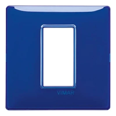 Immagine di Vimar Serie piatto Placca 1 modulo Reflex zaffiro