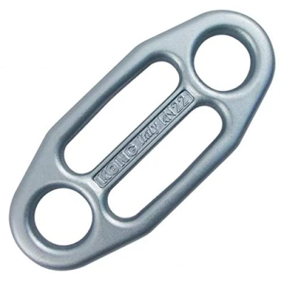 Immagine di Kong. Gi Piastrina di Assicurazione Autobloccante. Discensore Arrampicata. Ideale Per discesa corda singola e doppia. Sistema frenata emergenza. Corde da 8 a 13mm. Peso 62g Colore Titanio