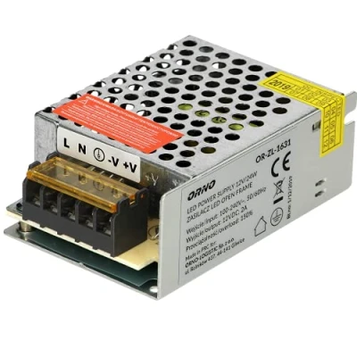 Immagine di ORNO 12v Power Supply Open Frame con protezione da sovraccarico e cortocircuito (24.00)