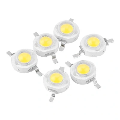Immagine di Raguso 1W 100 pezzi chip LED perline ad alta potenza diodi emettitori di luce componenti SMD per apparecchi illuminazione fai da te(6000K bianco)