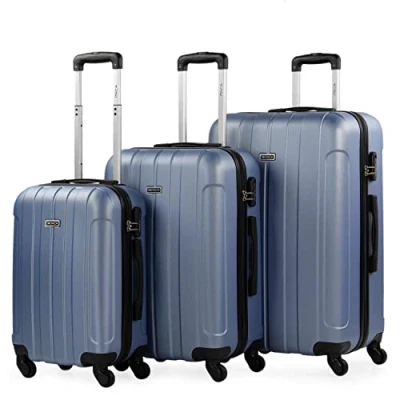 Immagine di ITACA Set Valigie Rigide Offerte. Valigia Grande Rigida, Media Rigida e Bagaglio a Mano. di con Lucchetto Combinazione TSA 771100, Malva