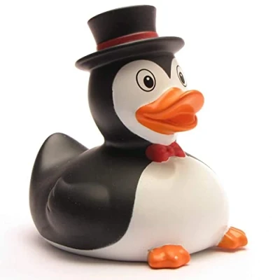 Immagine di Rubber Duck Penguin anatra di bagno paperella gomma Gioco per il bagnetto