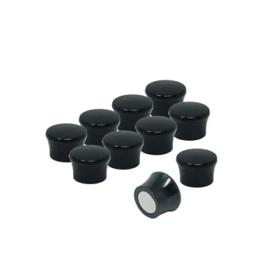 Immagine di first4magnets™ F4M18BK 10 Magneti colorati ad alta potenza &#039;Memo&#039; Board Nero confezioni da 10, Pack of 100