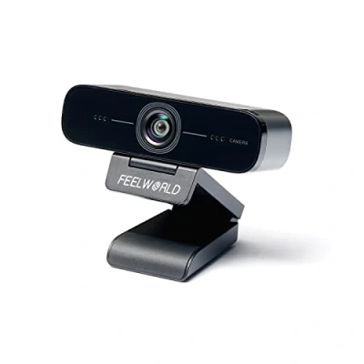 Immagine di FEELWORLD WV207 Webcam con Microfono 1080p/30fps Full HD Web Camera USB 2.0 per Computer Cam grandangolare Live Streaming, Videochiamate Video Verticale