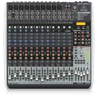 Immagine di BEHRINGER XENYX QX2442USB MIXER 24 INGRESSI 8 COMPRESSORI EFFETTI KLARK TEKNIK WIRELESS READY INTERFACCIA AUDIO USB SOFTWARE