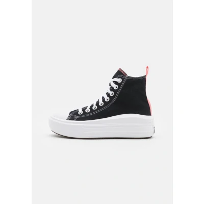 Immagine di Converse Chuck Taylor ALL STAR MOVE Sneakers alte per bambini, Taglia: 37.5, Black/pink salt/white Tessuto