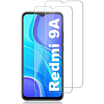 Immagine di Cracksin pellicola protettiva compatibile con Xiaomi Redmi 9A [2 pezzi] [senza vetro] vetro 9H, sensore di impronte digitali 100% nano