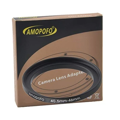 Immagine di 40,5 a 46mm anello per filtro in metallo da,adattatore Step Up da obiettivo fotocamera con filettatura mm