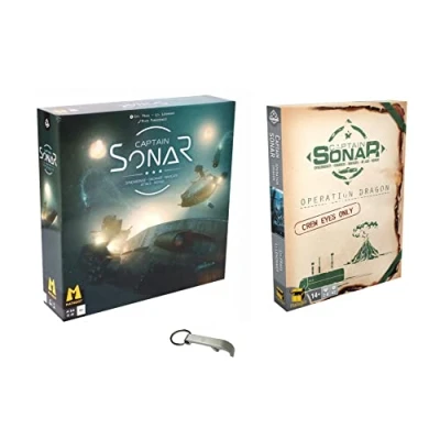 Immagine di Set di giochi francesi Captain Sonar Extension Operation Dragon + 1 Apribottiglie Blumie