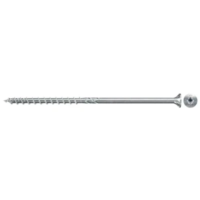 Immagine di Fischer PowerFast II 568155 Vite da legno 8 mm 200 Interno Esagonale rotondo, multidentato, TX, Torx, Impronta T Acciaio galvanizzato zinco 50 pz.