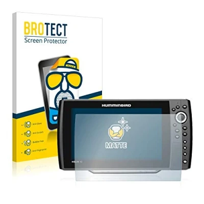 Immagine di brotect Pellicola Protettiva Opaca per Humminbird Helix 10 Anti Riflesso (2 Pezzi)