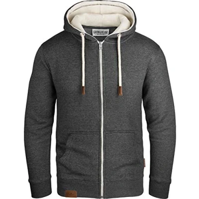Immagine di Grin&amp;Bear Felpa Uomo Giacca con Cappuccio Antracite, M, GEC490